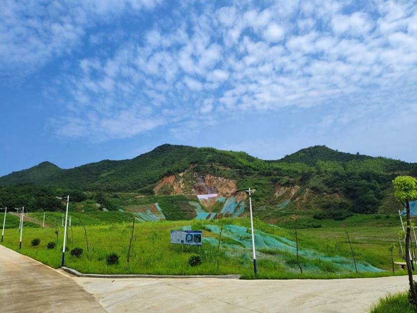 銅山、前山露天采坑復墾項目完成